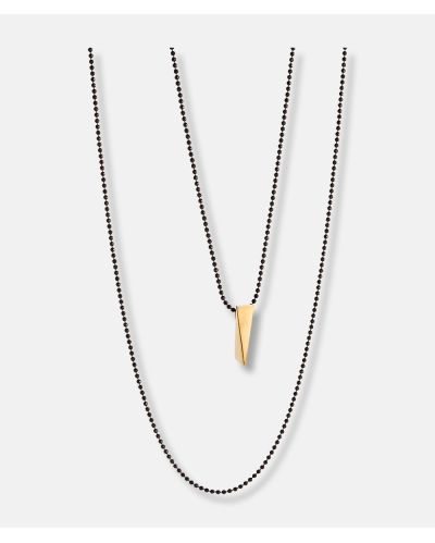 Wedge Pendent Golden - by Michala Eken